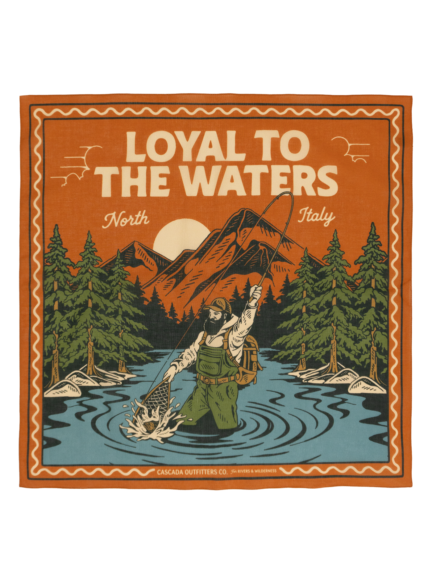Bandana - Loyal To The Waters - Rust