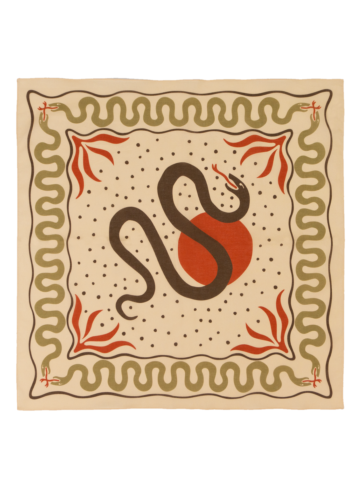 Bandana - Snakebite - Cream