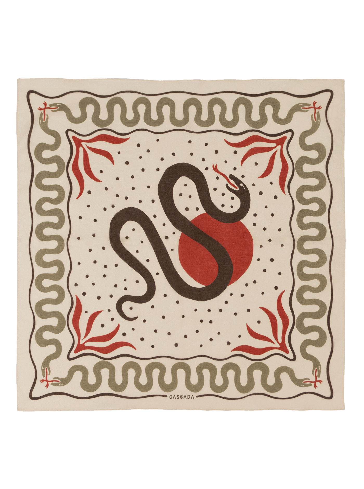 Bandana - Snakebite - Cream
