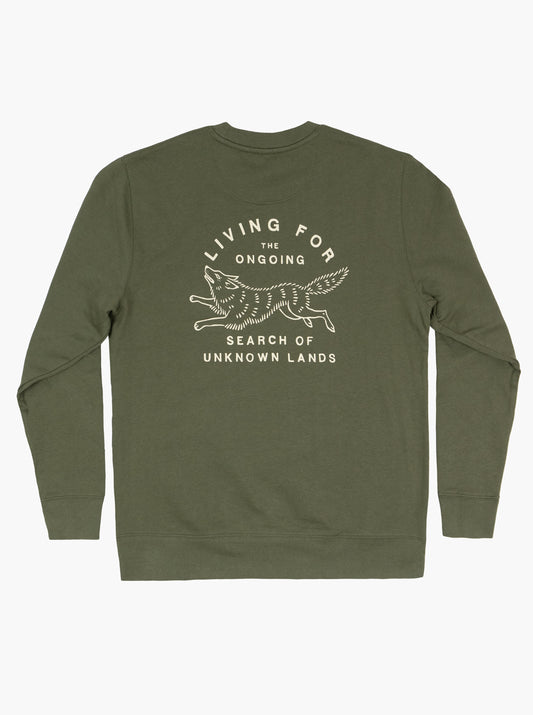 Unisex Classic Crew - Olive