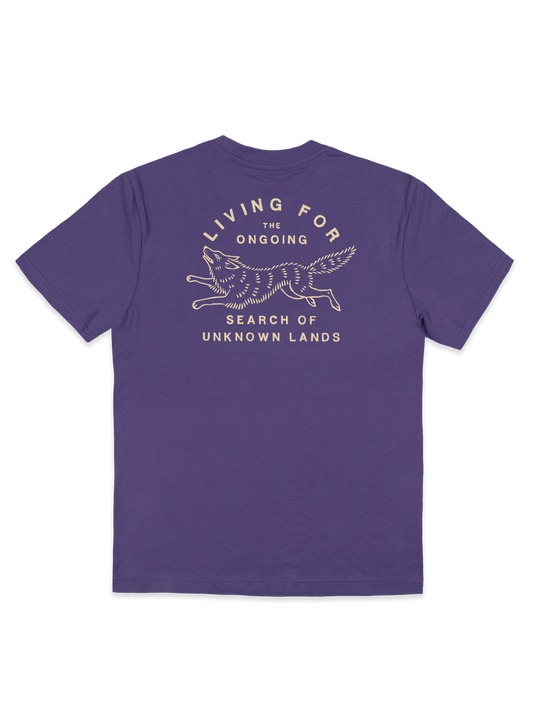 Cotton Unisex T-Shirt - Classic Logo - Purple Haze