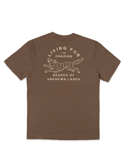 Cotton Unisex T-Shirt - Classic Logo - Dark Brown