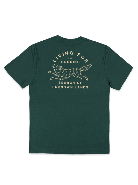 Cotton Unisex T-Shirt - Classic Logo - Forest Green