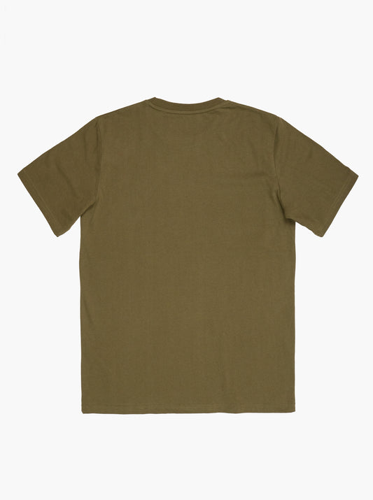 Cotton Unisex T-Shirt - Classic Logo Olive