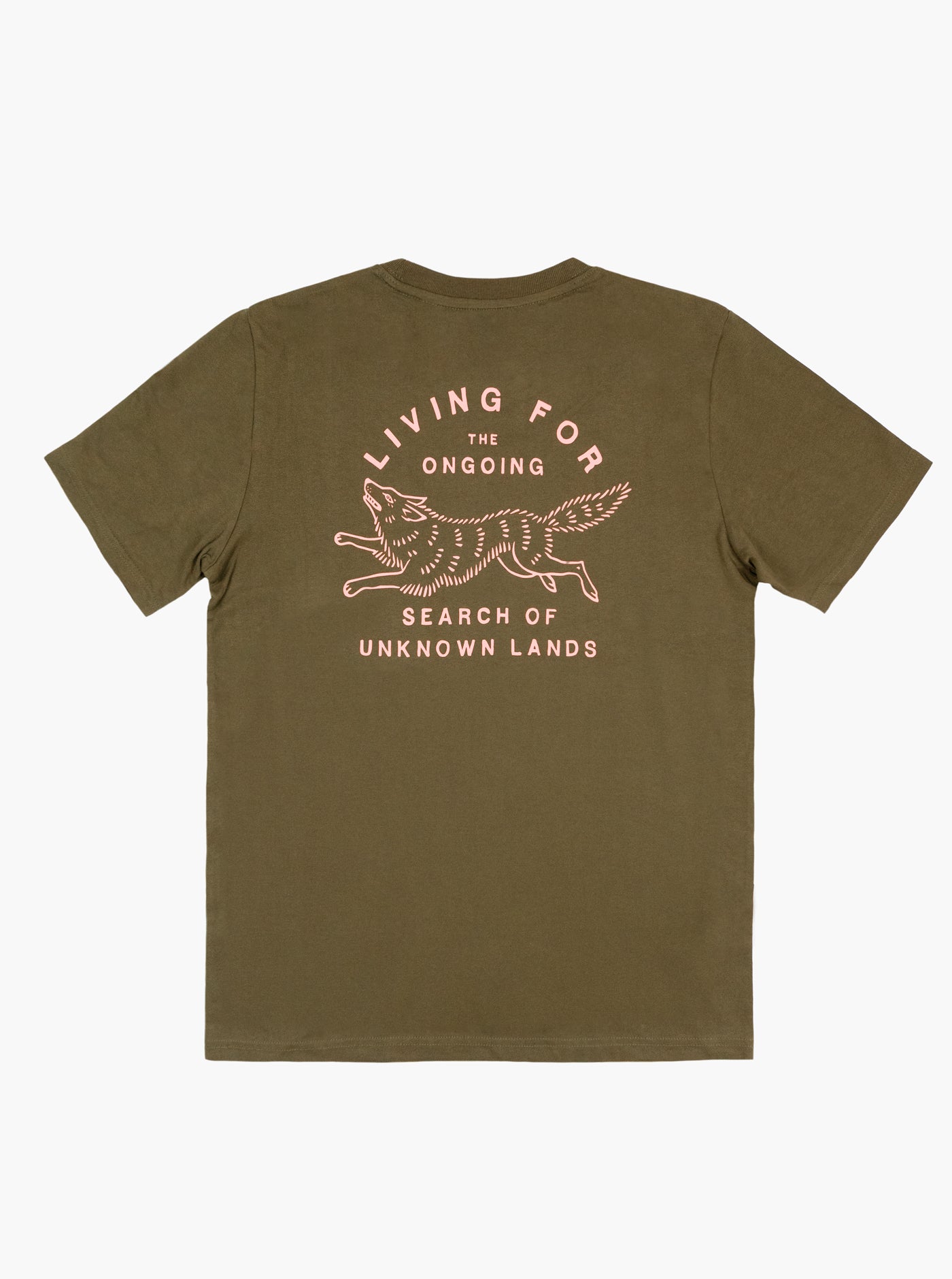 Cotton Unisex T-Shirt - Classic Logo Olive