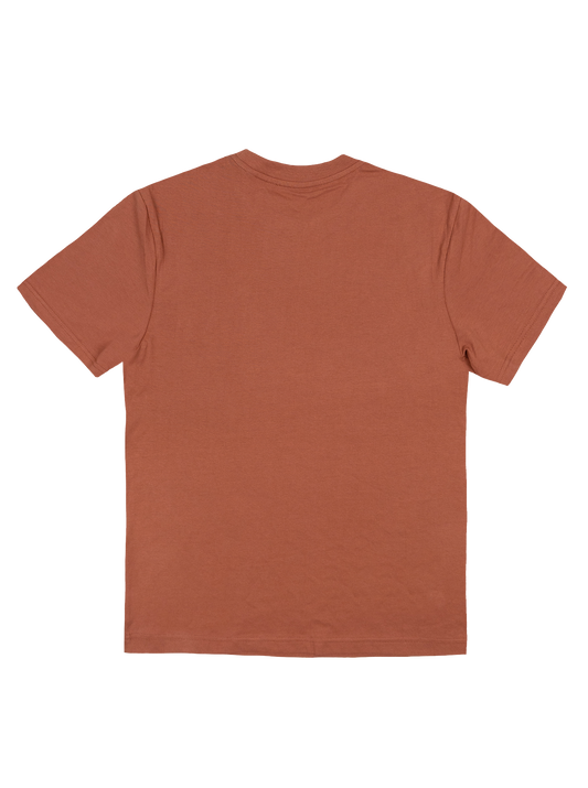 Cotton Unisex T-Shirt - Off The Grid - Burnt Sienna