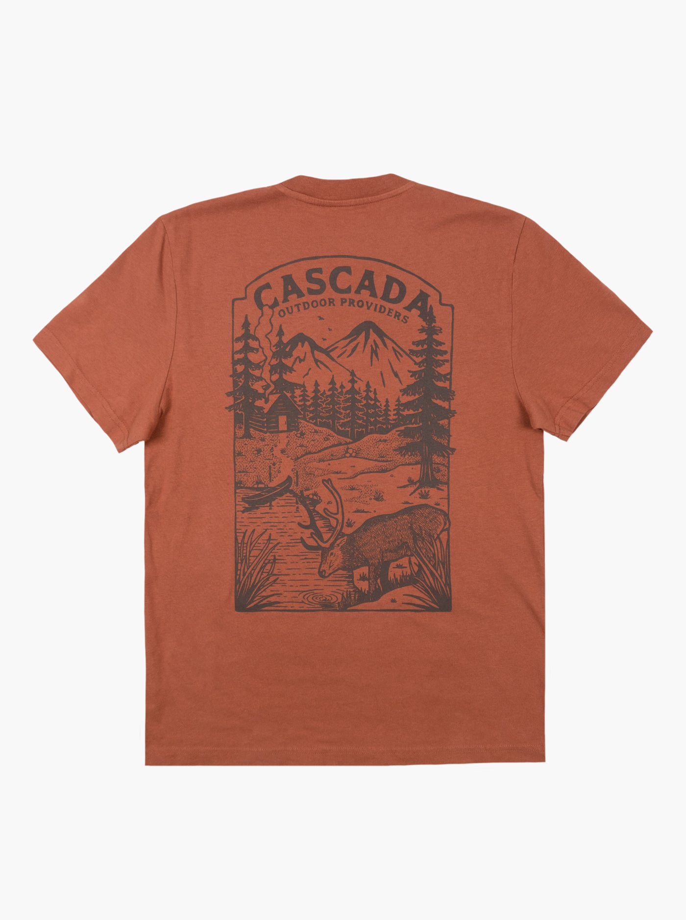 Cotton Unisex T-Shirt - At The Cabin