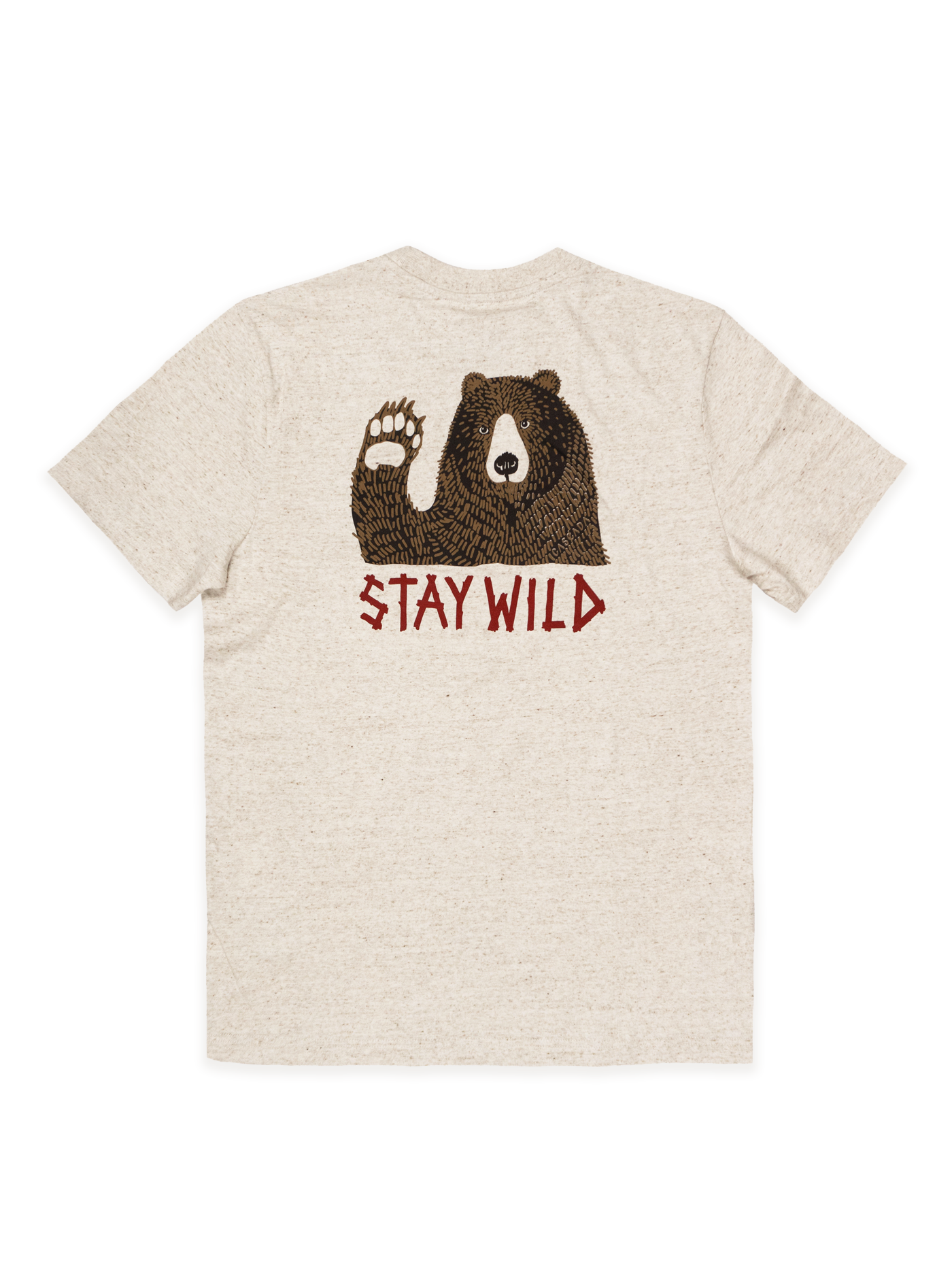 Neverless Maglietta Uomo Teschio Stay Wild – Cotone Jersey, Slim Fit, Stampa Retrò