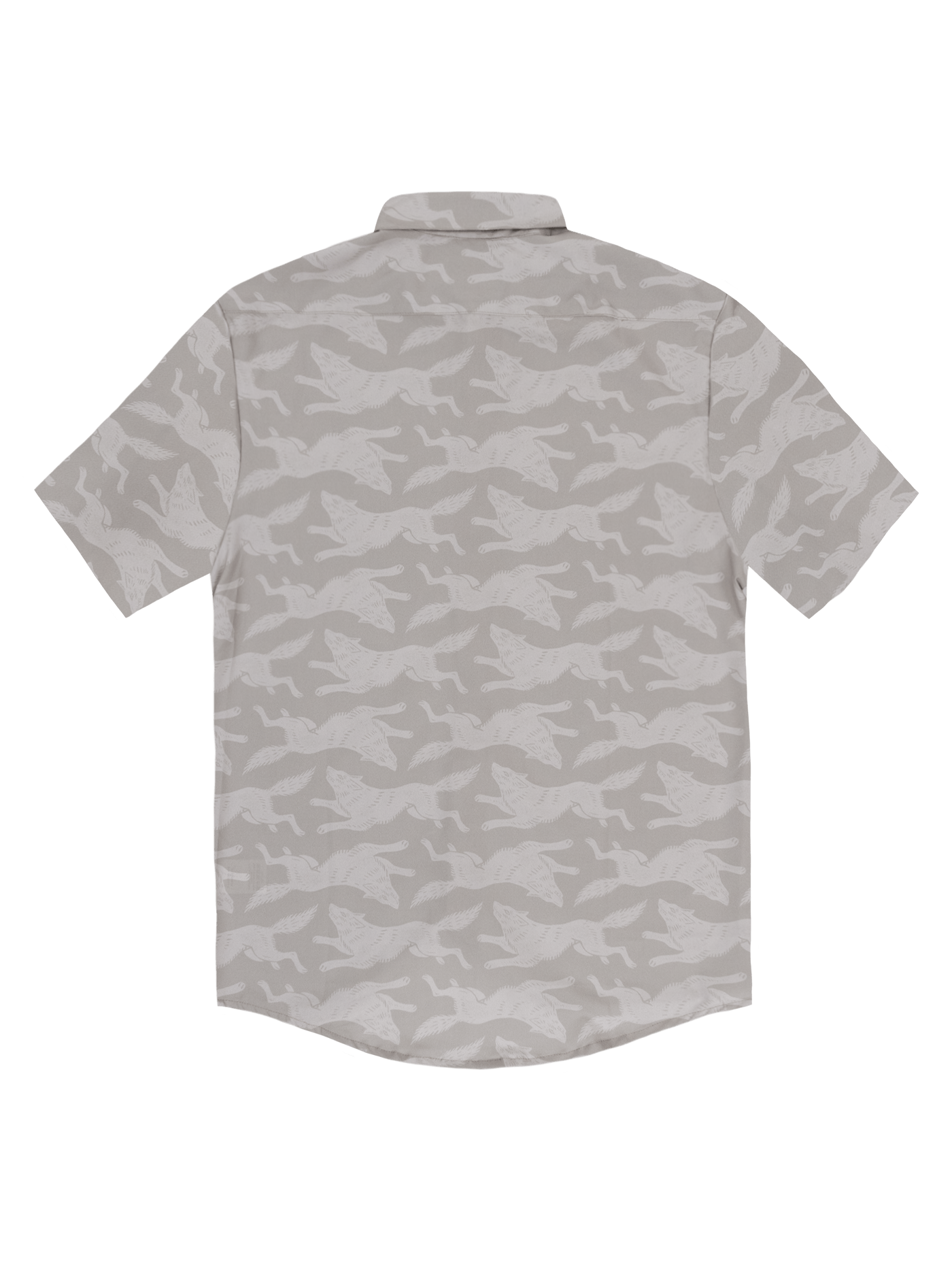 Howling Button Up Shirt - Wolfpack - Sage