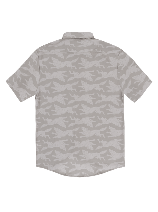 Howling Button Up Shirt - Wolfpack - Sage