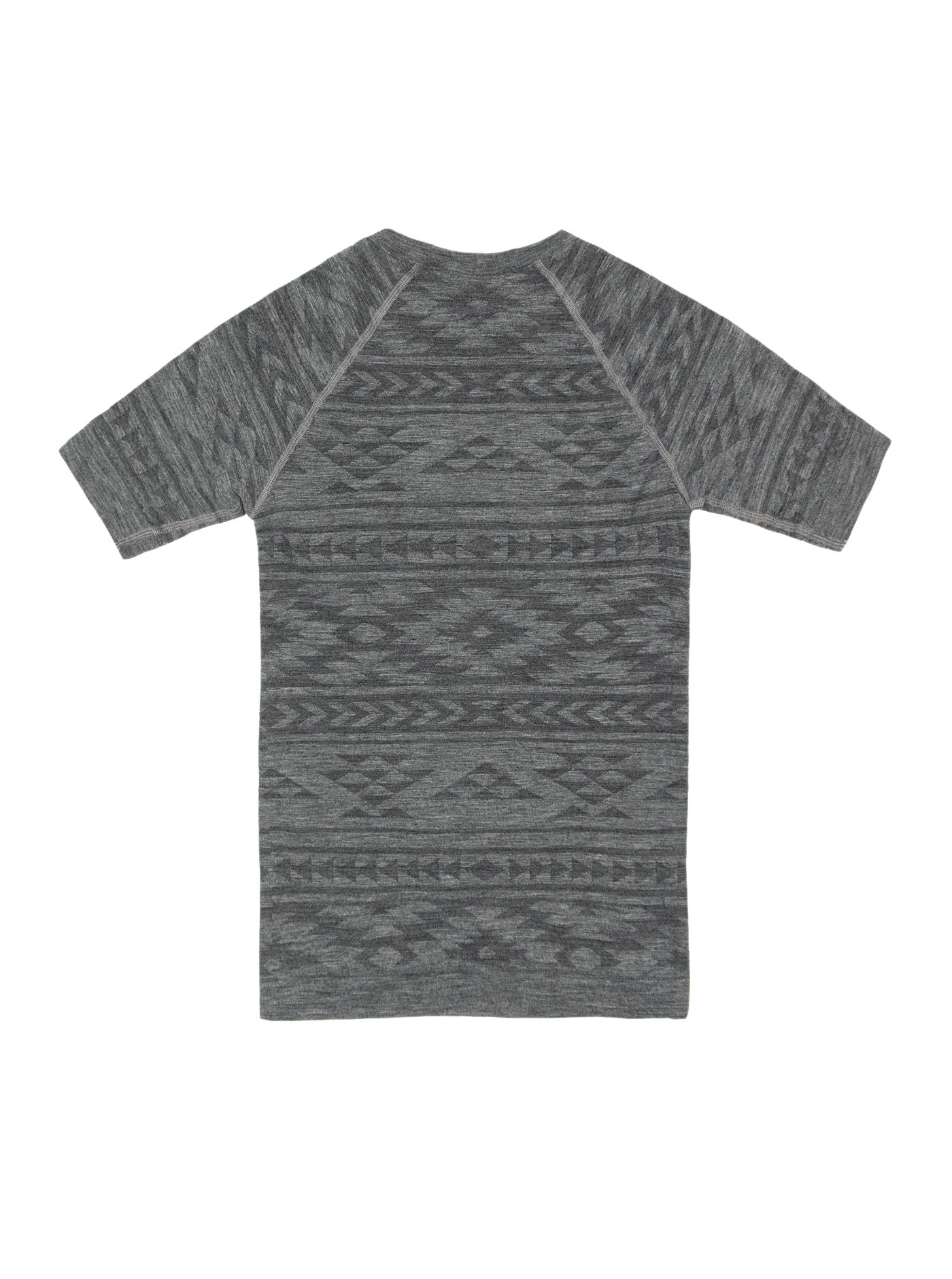 Merino Base Layer Short Sleeve Unisex - Earth Black