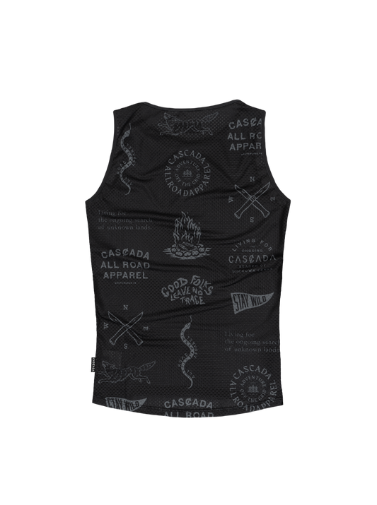 Mesh Base Layer Sleeveless - Crew Kit - Black