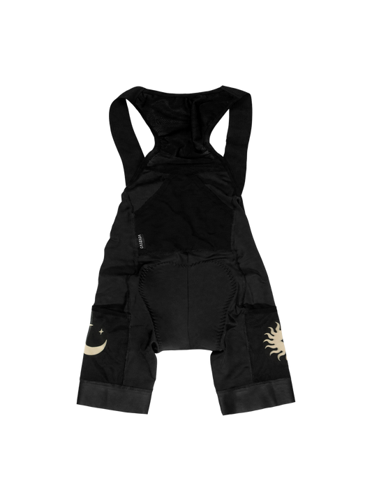 Women's Cargo Bib Shorts - Black