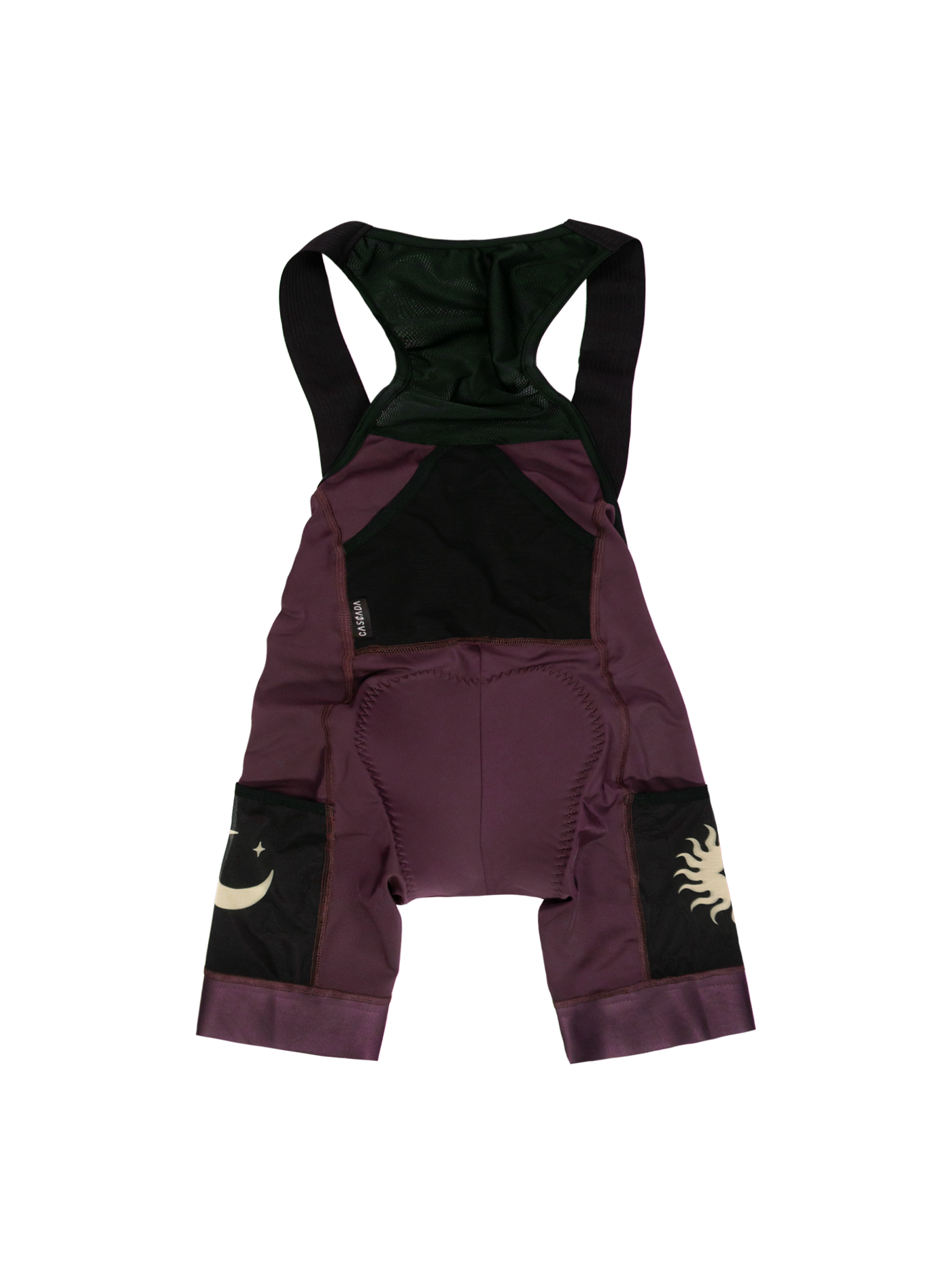 Women's Cargo Bib Shorts - Plum