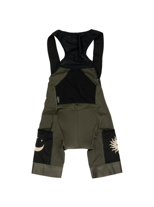 Cargo Bib Shorts - Olive