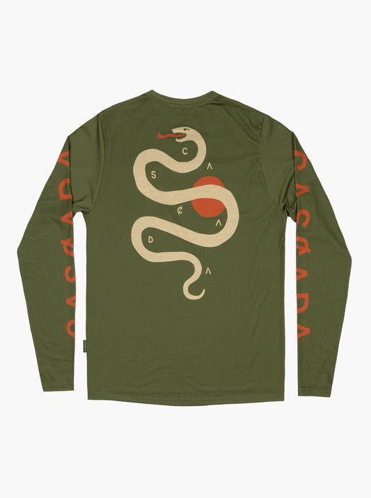 Trail Long Sleeve T-Shirt - Snakebite Olive