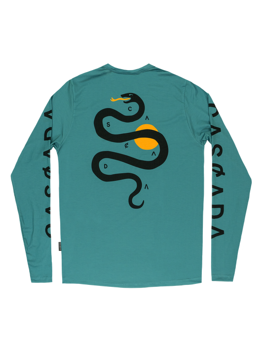 Trail Long Sleeve T-Shirt - Snakebite - Emerald