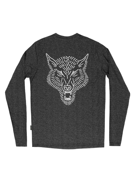 Trail Long Sleeve T-Shirt - Wolfhead