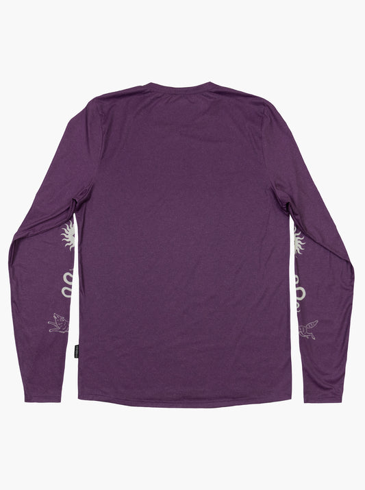 Trail Long Sleeve T-Shirt - Black Violet