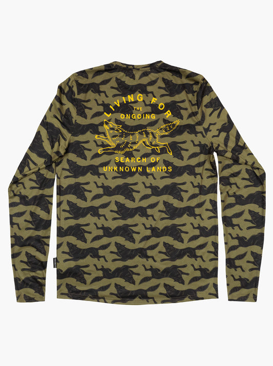 Trail Long Sleeve T-Shirt - Wolfpack Olive