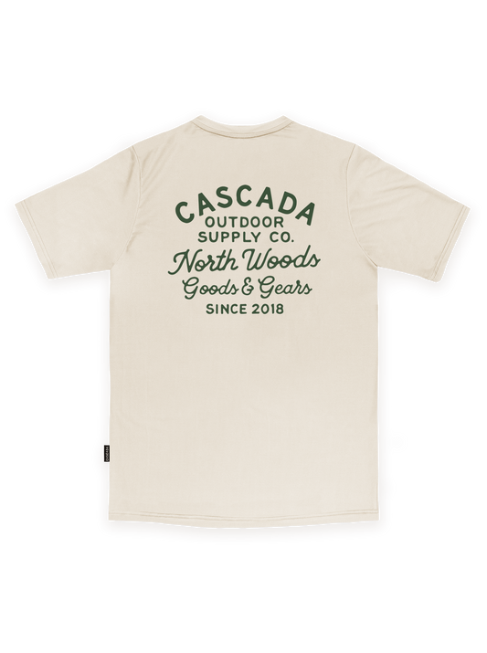Trail T-Shirt - Iron Garage - Sand