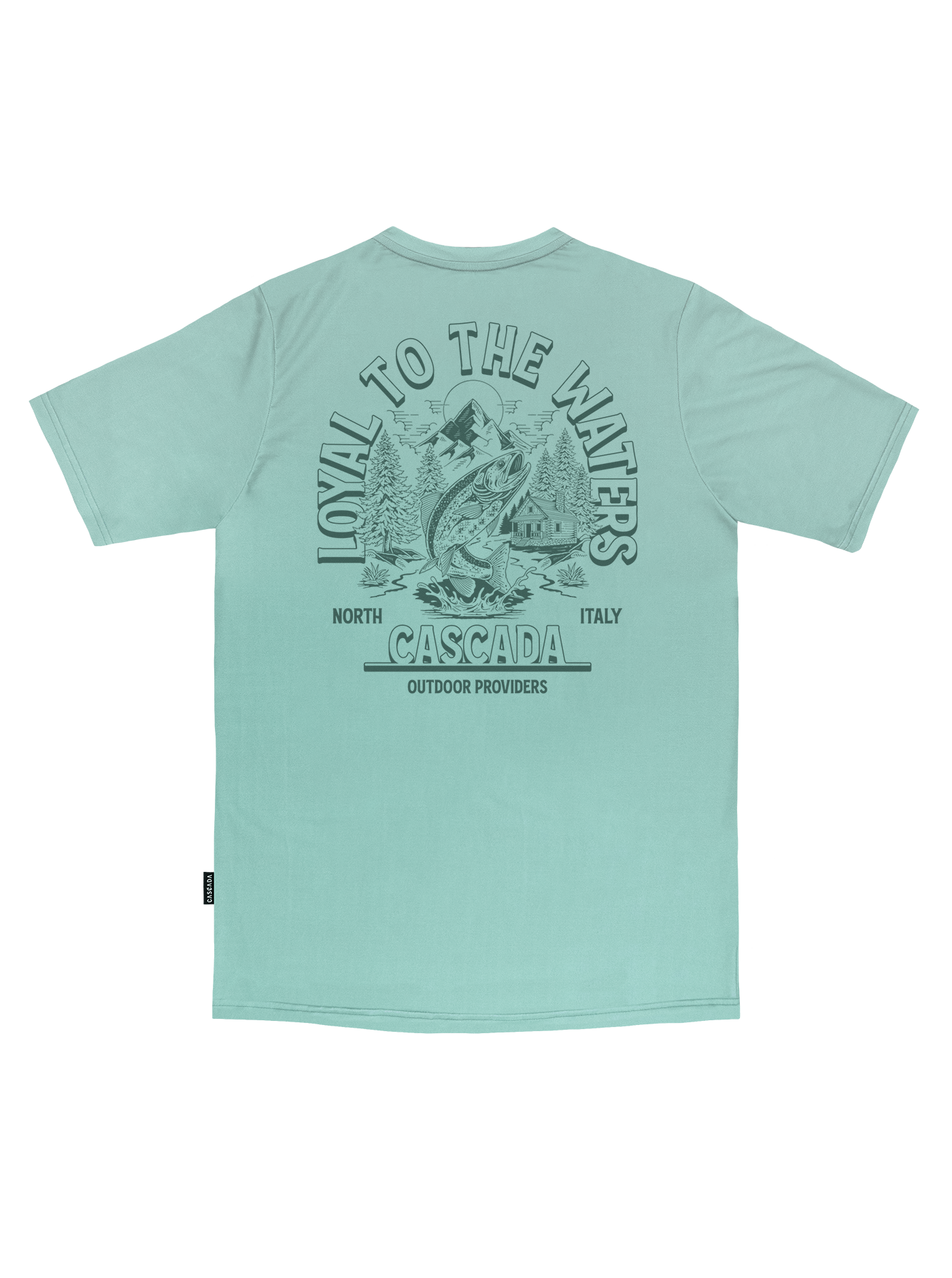 Trail T-Shirt - Loyal To The Waters - Faded Aqua