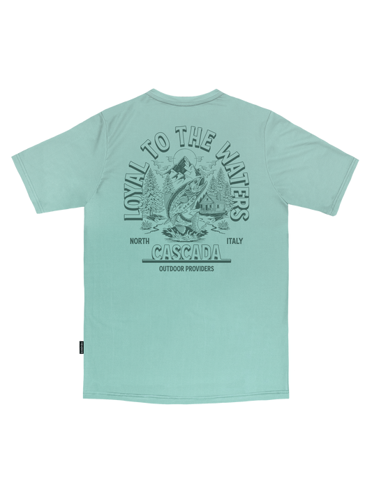 Trail T-Shirt - Loyal To The Waters - Faded Aqua