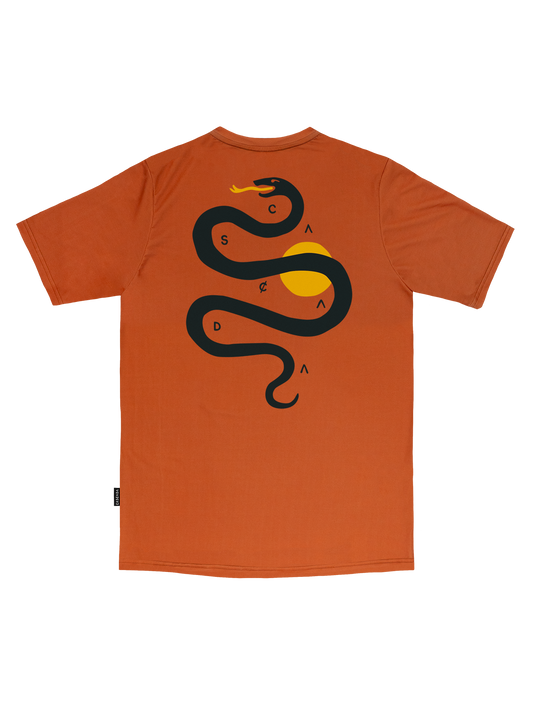 Trail T-Shirt - Snakebite - Rust Red