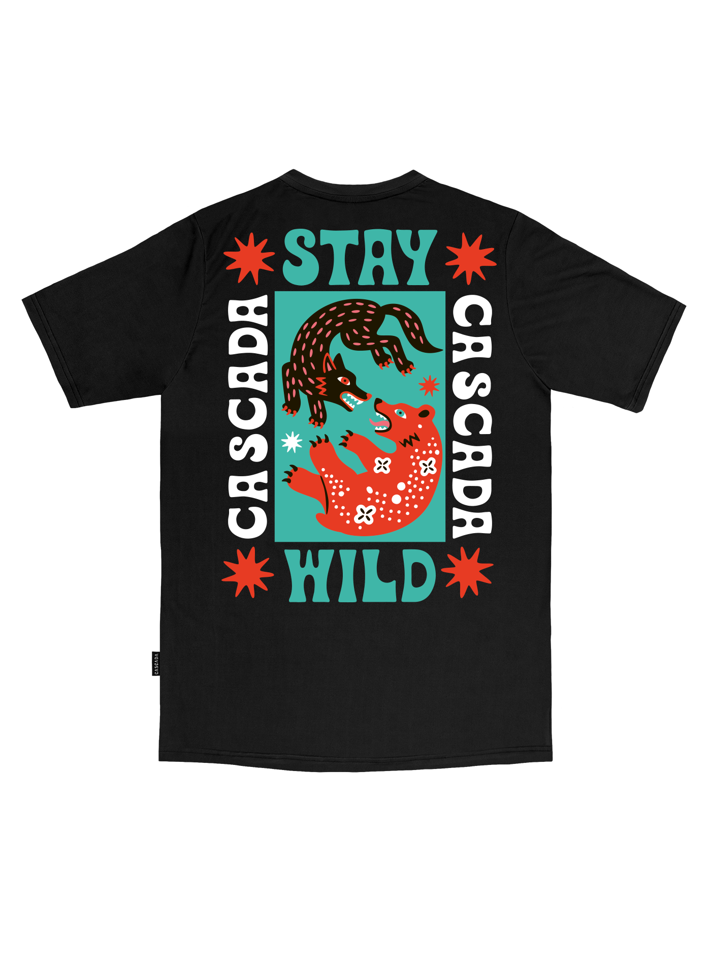 Trail T-Shirt - Stay Wild - Black