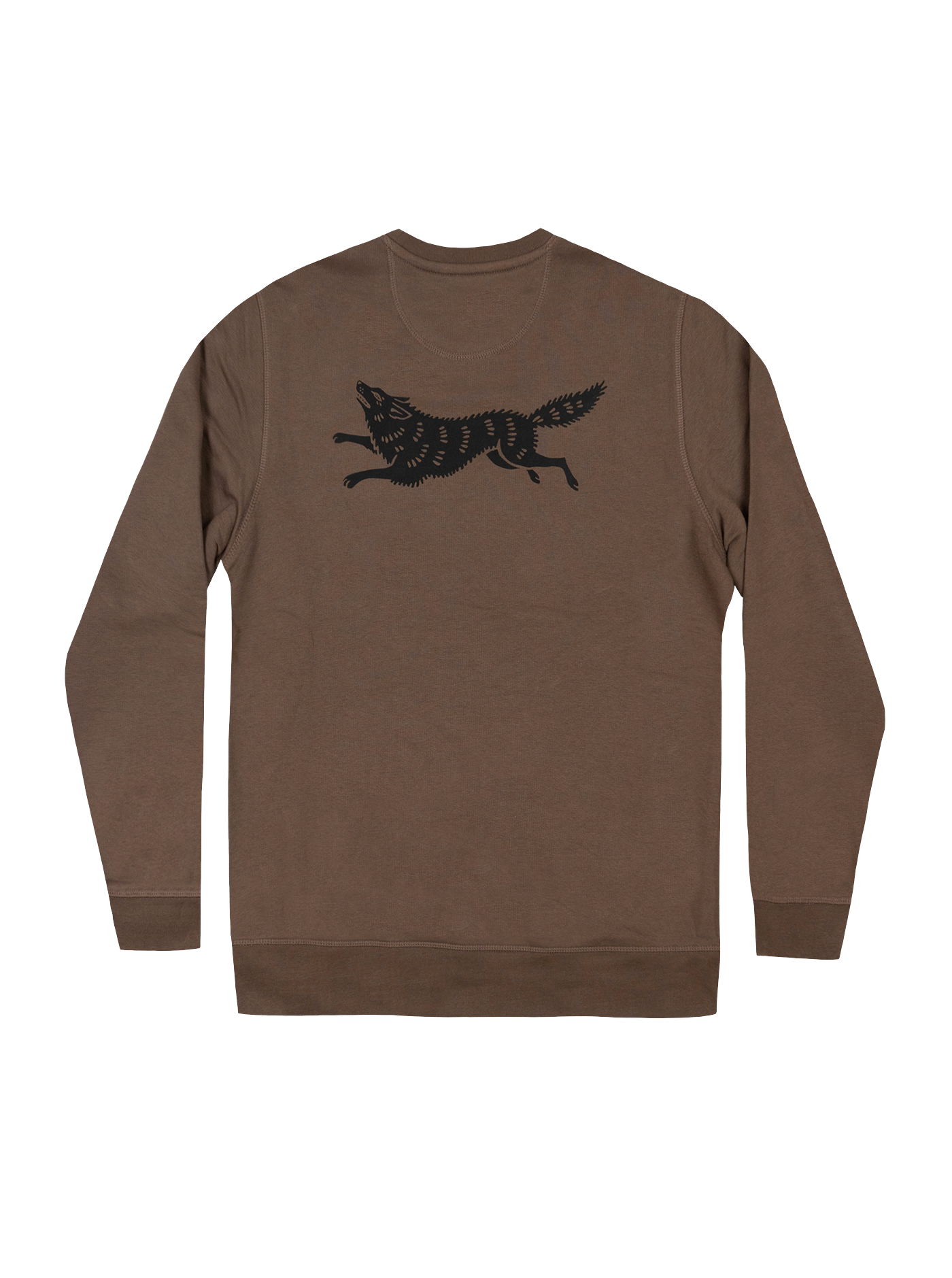 Unisex Classic Crew - Logo Ash Brown
