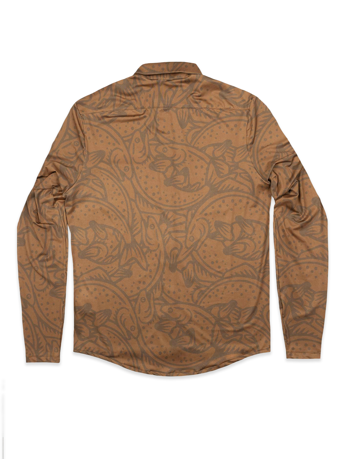 Yonder Long Sleeve Shirt - Loyal To The Waters - Rust