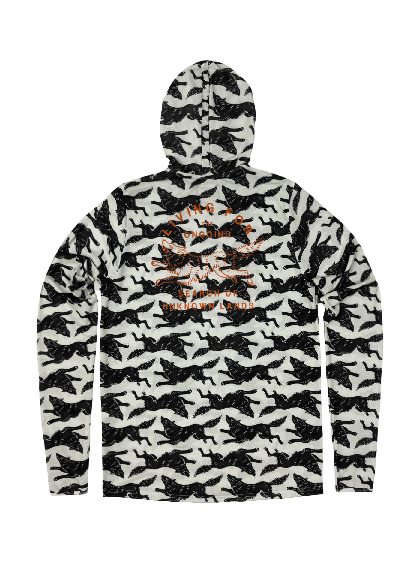 Trail T-Shirt Hoodie - Wolfpack
