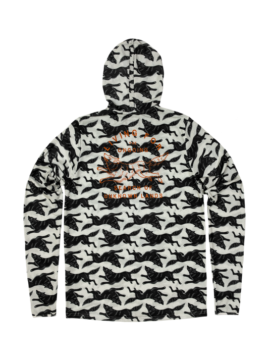 Trail T-Shirt Hoodie - Wolfpack