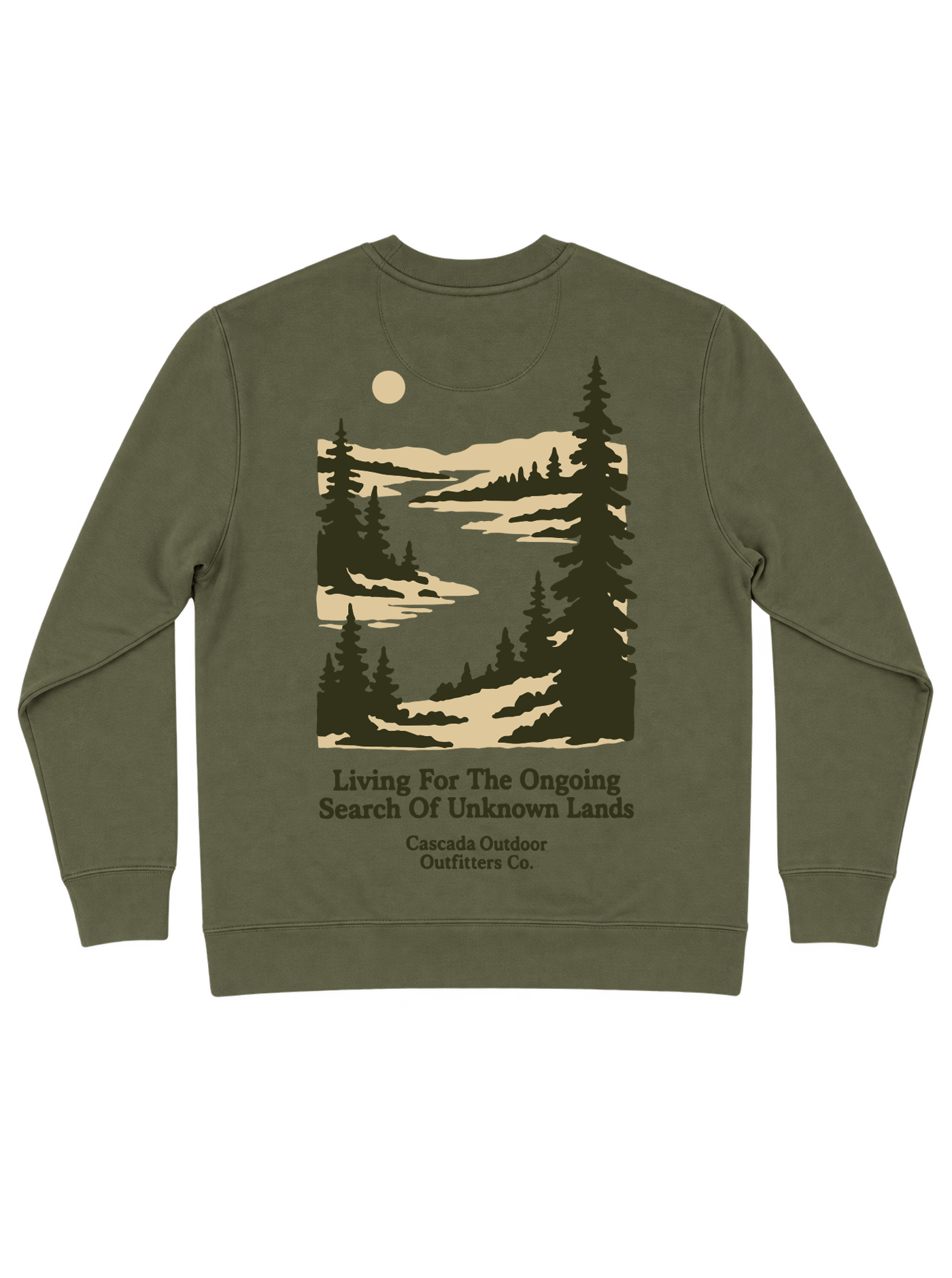 Unisex Classic Crew - Northwoods - Faded Olive