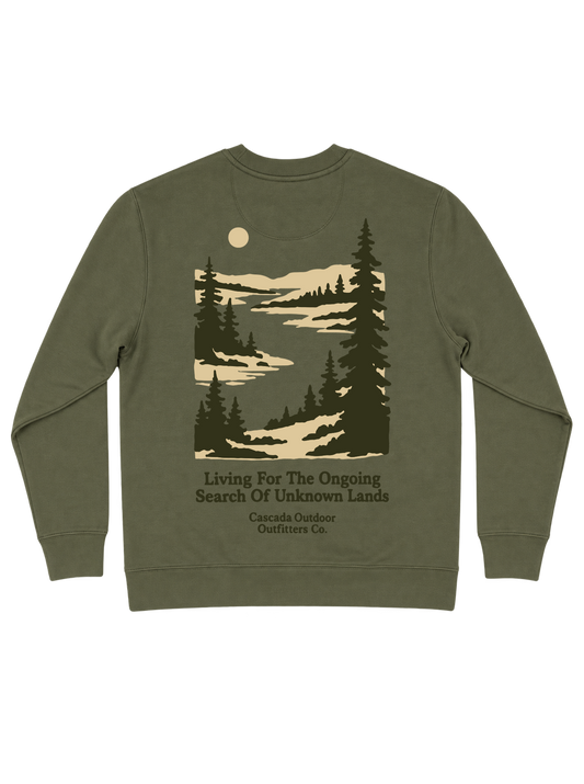 Unisex Classic Crew - Northwoods - Faded Olive
