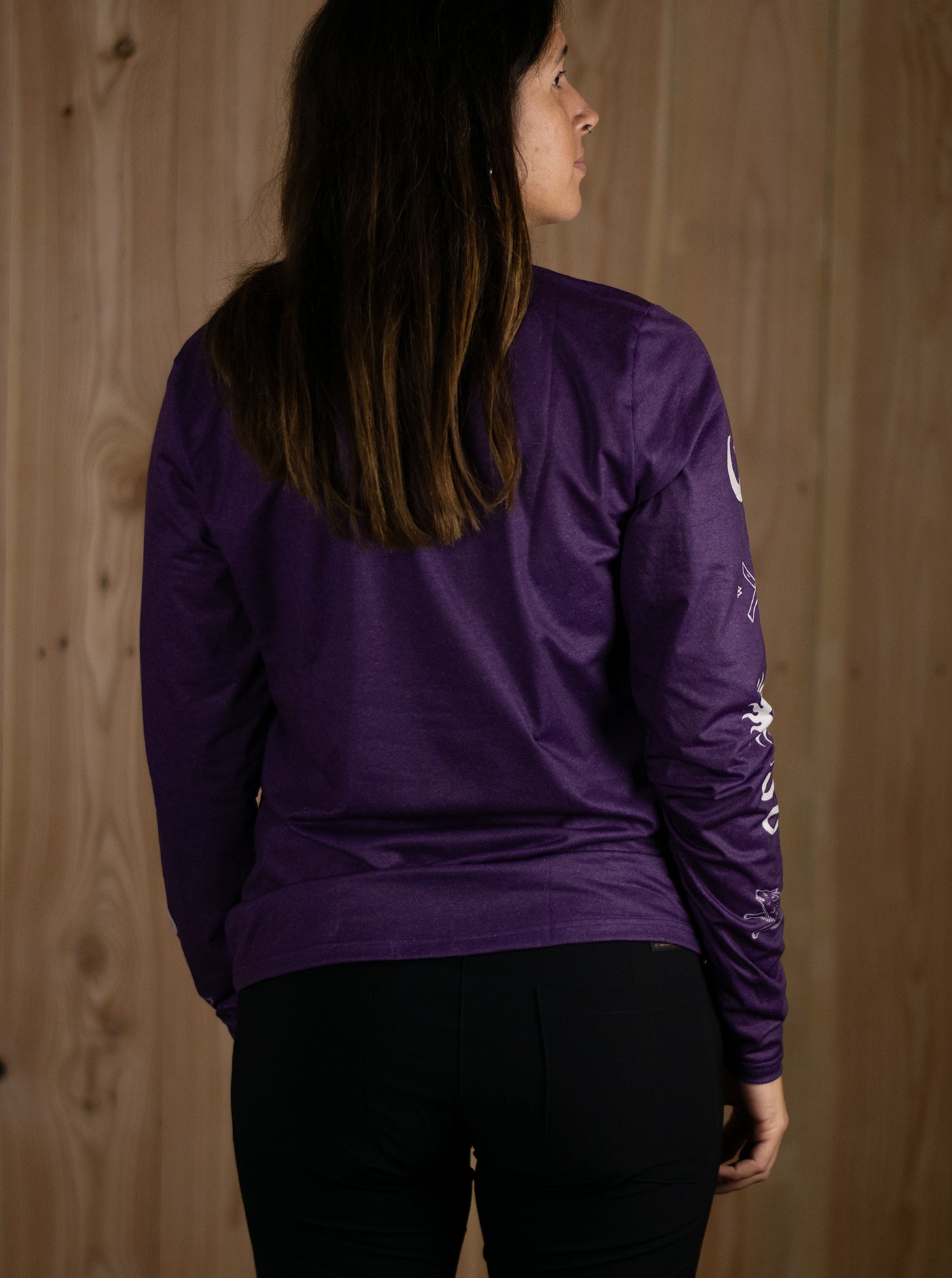 Trail Long Sleeve T-Shirt - Black Violet