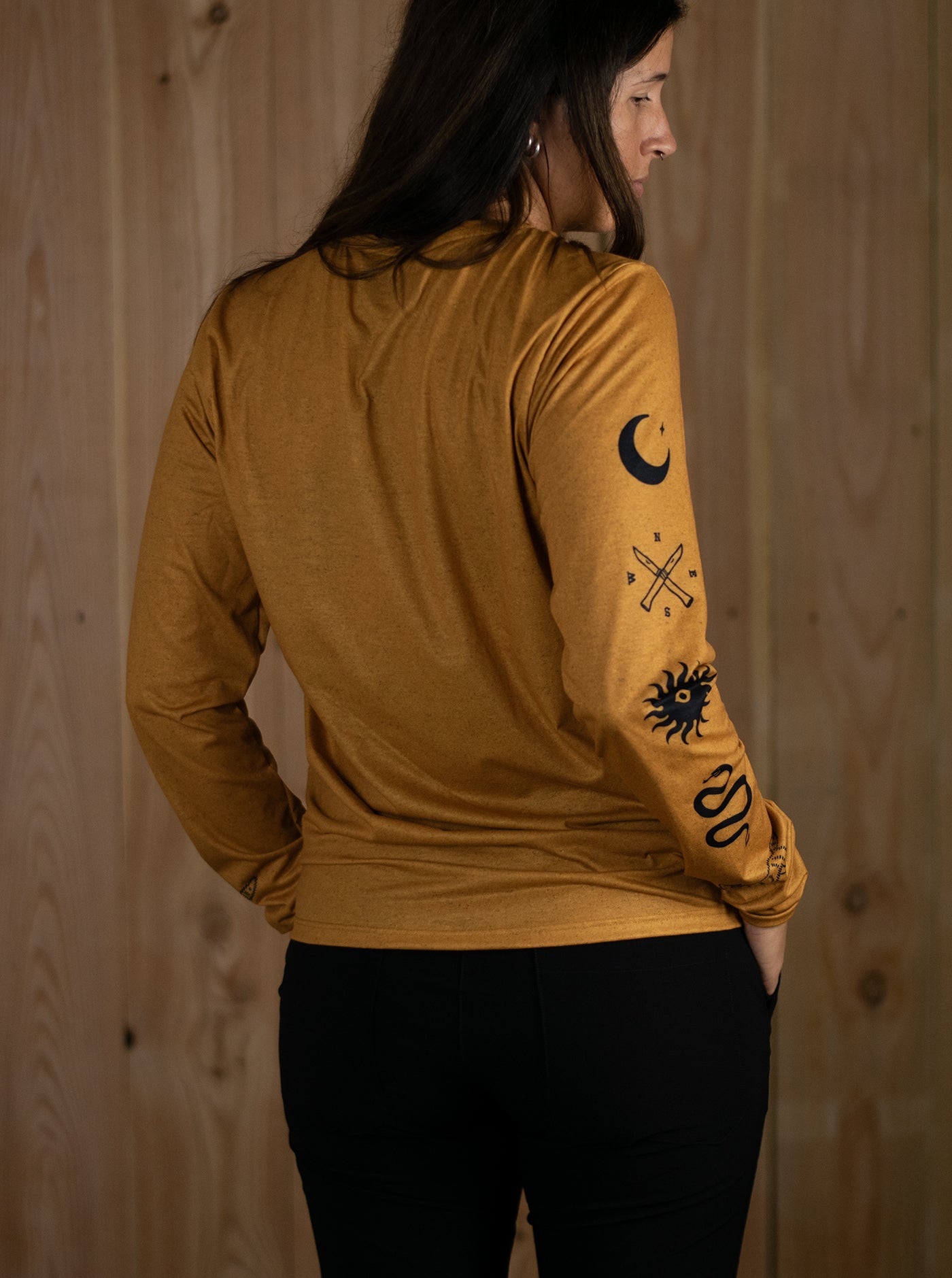 Trail Long Sleeve T-Shirt - Honey Gold