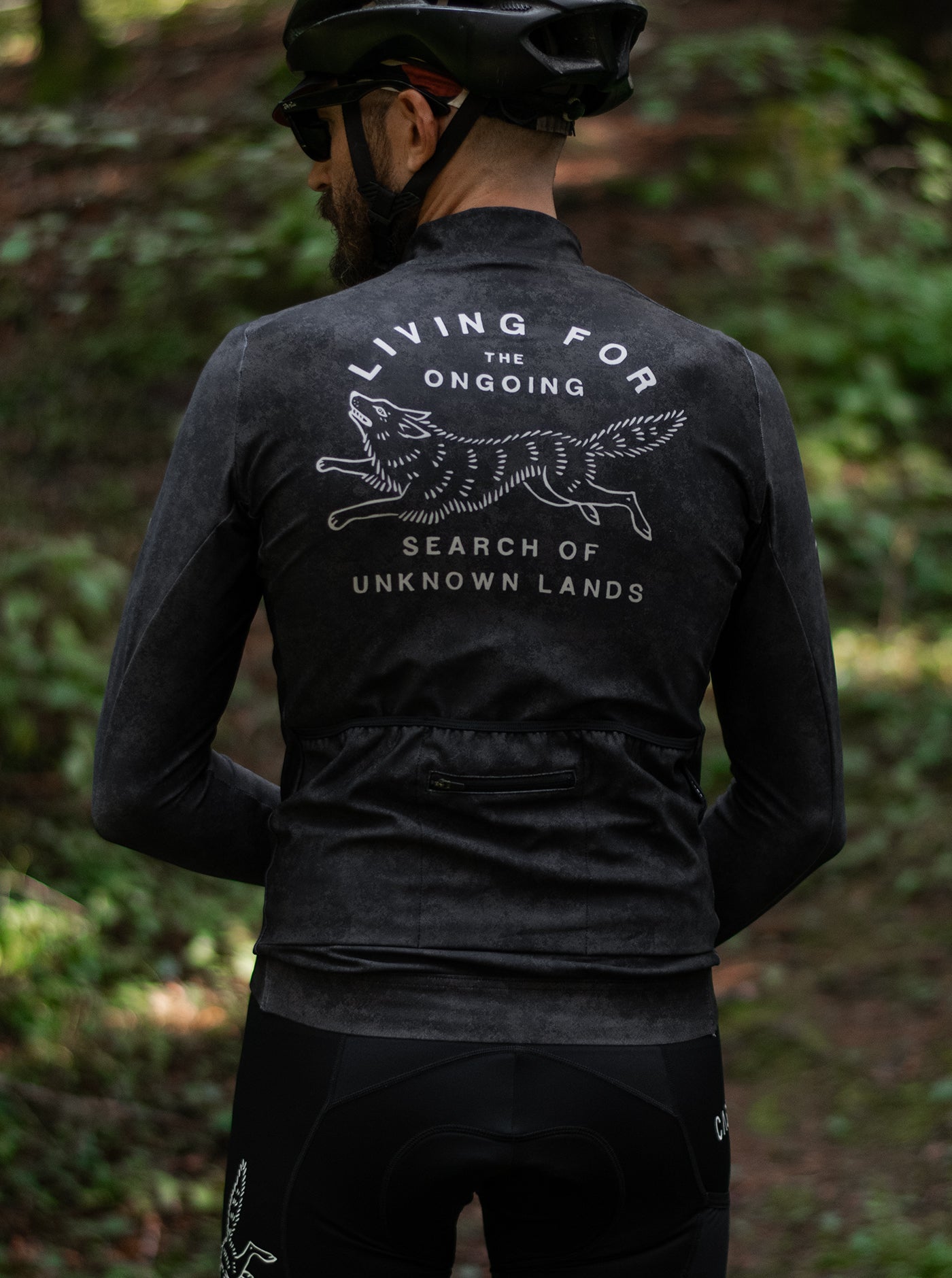 Cycling Long Sleeve Jersey - Haze Black