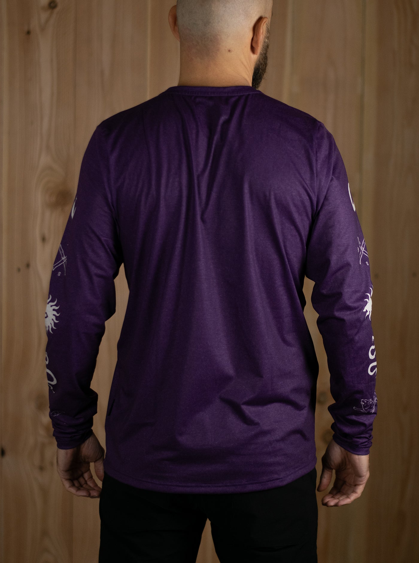 Trail Long Sleeve T-Shirt - Black Violet