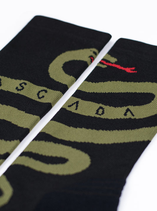 Cross Socks - Snake