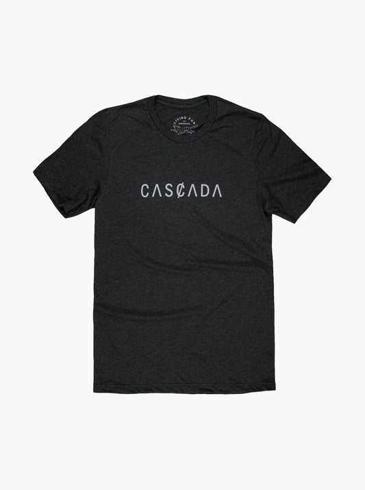 Escapade Unisex T-Shirt - Classic Logo - Charcoal Black