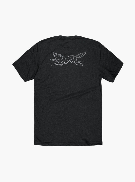 Escapade Unisex T-Shirt - Classic Logo - Charcoal Black
